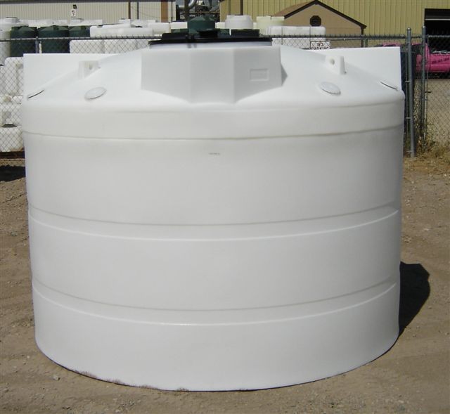 1000 Gallon Vertical Double Wall Plastic Storage Tank Go