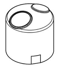 22 Gallon Plastic Vertical Liquid Storage Tank