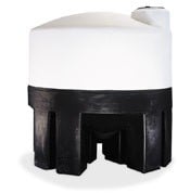 175 Gallon 30 Degree Cone Bottom Tank with Poly Stand