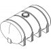 3135 Gallon Heavy Duty Elliptical Leg Tank